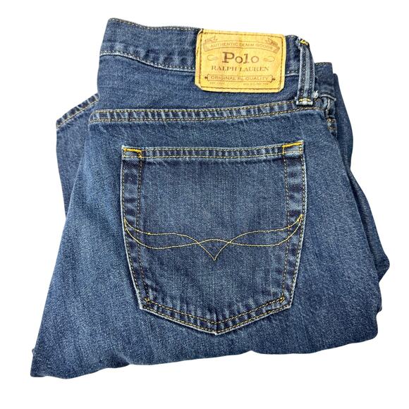 Polo by Ralph Lauren Other - Polo Ralph Lauren Jeans Varick Slim Straight Denim Mens 34x32 (34x31 ACTUAL)
